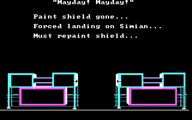Run for the Money IBM PC/Compatibles Screenshot: Game introduction.