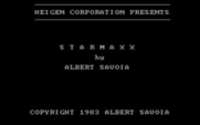 Starmaxx for IBM PC/Compatibles - Title screen.