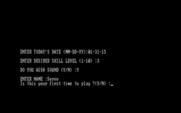 John Chenault's Snake! for IBM PC/Compatibles - Setting up game options.