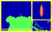 Sailing ...An Adventure in The Bermuda Triangle for IBM PC/Compatibles - Starting a new game.