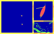 Sailing ...An Adventure in The Bermuda Triangle for IBM PC/Compatibles - Found someone needing help out in the water!