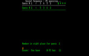 Secret Sequence for IBM PC/Compatibles - The computer is guessing your sequence...