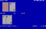 Blackjack for IBM PC/Compatibles - Hit, stand, or double down?