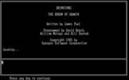 Brimstone for IBM PC/Compatibles - Title screen.