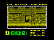 Joe Blade II for ZX Spectrum - Some opponents defeated, 200 points left behind...