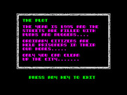 Joe Blade II for ZX Spectrum - The plot...