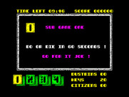 Joe Blade II for ZX Spectrum - Sub game 1; it's do or die time!
