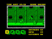 Joe Blade II for ZX Spectrum - Exploring this alley...