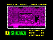 Joe Blade II for ZX Spectrum - A clock bonus appeared!