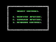 Joe Blade II for ZX Spectrum - Select controls...