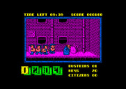 Joe Blade II for Amstrad CPC - Look at all the shady characters here!