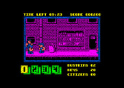 Joe Blade II for Amstrad CPC - Don't get beat up outside this shop!