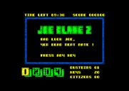 Joe Blade II for Amstrad CPC - Game over.