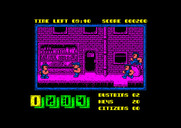 Joe Blade II for Amstrad CPC - That door is marked out...can't go that way from here.