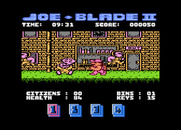 Joe Blade II for Atari 8-bit - Lots of shady characters here!
