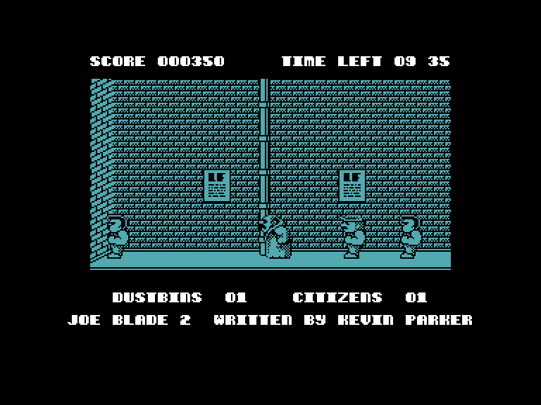 Joe Blade II Commodore 16 & Plus/4 Screenshot: Looks like a dead end...
