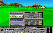 Links: The Challenge of Golf for Amiga - Game options.