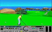 Links: The Challenge of Golf for Amiga - A short par 3...