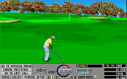 Links: The Challenge of Golf for Amiga - Practice chipping and putting.