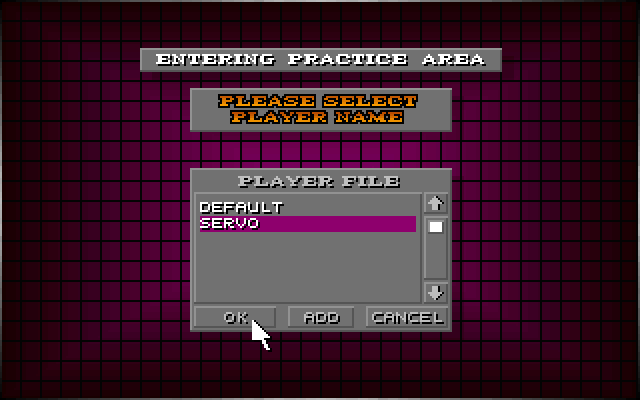 Links: The Challenge of Golf IBM PC/Compatibles Screenshot: Select a player to practice.