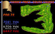 Links: The Challenge of Golf for IBM PC/Compatibles - Overhead view of the course.