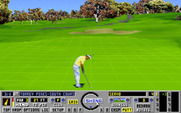 Links: The Challenge of Golf for IBM PC/Compatibles - The optional grid helps show hills and breaks in the green.