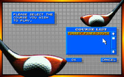 Links: The Challenge of Golf for IBM PC/Compatibles - What course do you wish to play?