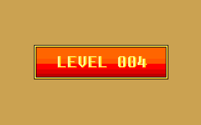Ant Attack IBM PC/Compatibles Screenshot: Time for level 4.