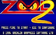 Zool 2 for IBM PC/Compatibles - Title screen.