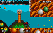 Zool 2 for IBM PC/Compatibles - Jumping around to collect a secret stash of candy!