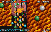 Zool 2 for IBM PC/Compatibles - Climbing a wall...