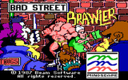 Bad Street Brawler for IBM PC/Compatibles - Title screen.