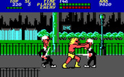 Bad Street Brawler for IBM PC/Compatibles - Grabbing an opponent...