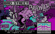 Bad Street Brawler for IBM PC/Compatibles - Title screen.