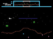 Defender for ColecoVision - Firing at enemy landers...