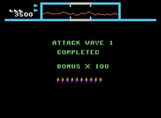 Defender for ColecoVision - Attack wave 1 completed...