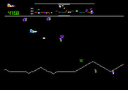 Defender for Apple II - Can you save the humans that have been captured?
