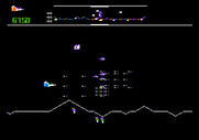 Defender for Apple II - Enemy destroyed!