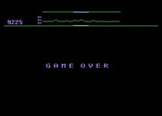 Defender for Atari 5200 - Game over.