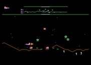 Defender for Atari 5200 - Wave 2 has even more enemies to avoid...