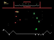 Defender for TI-99/4A - Starting on attack wave 2 there are more types of enemies to deal with...
