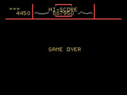 Defender for TI-99/4A - Game over.