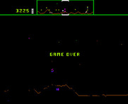 Defender for Arcade - Game over.