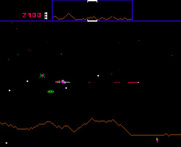 Defender for Arcade - A fast moving enemy approaches from below!