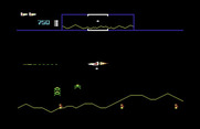 Defender for Commodore 64 - You can fly to the left or right in Defender.