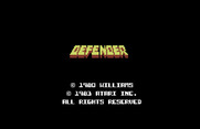 Defender for Commodore 64 - Title screen.