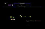 Defender for Commodore 64 - Numerous mutants attack if the city is destroyed.