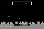 Defender for Atari 2600 - Humanoid is being captured...hurry to the rescue!