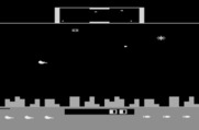Defender for Atari 2600 - Game start.