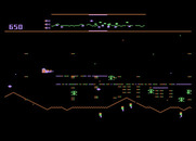 Defender for Atari 8-bit - Blasting opponents...